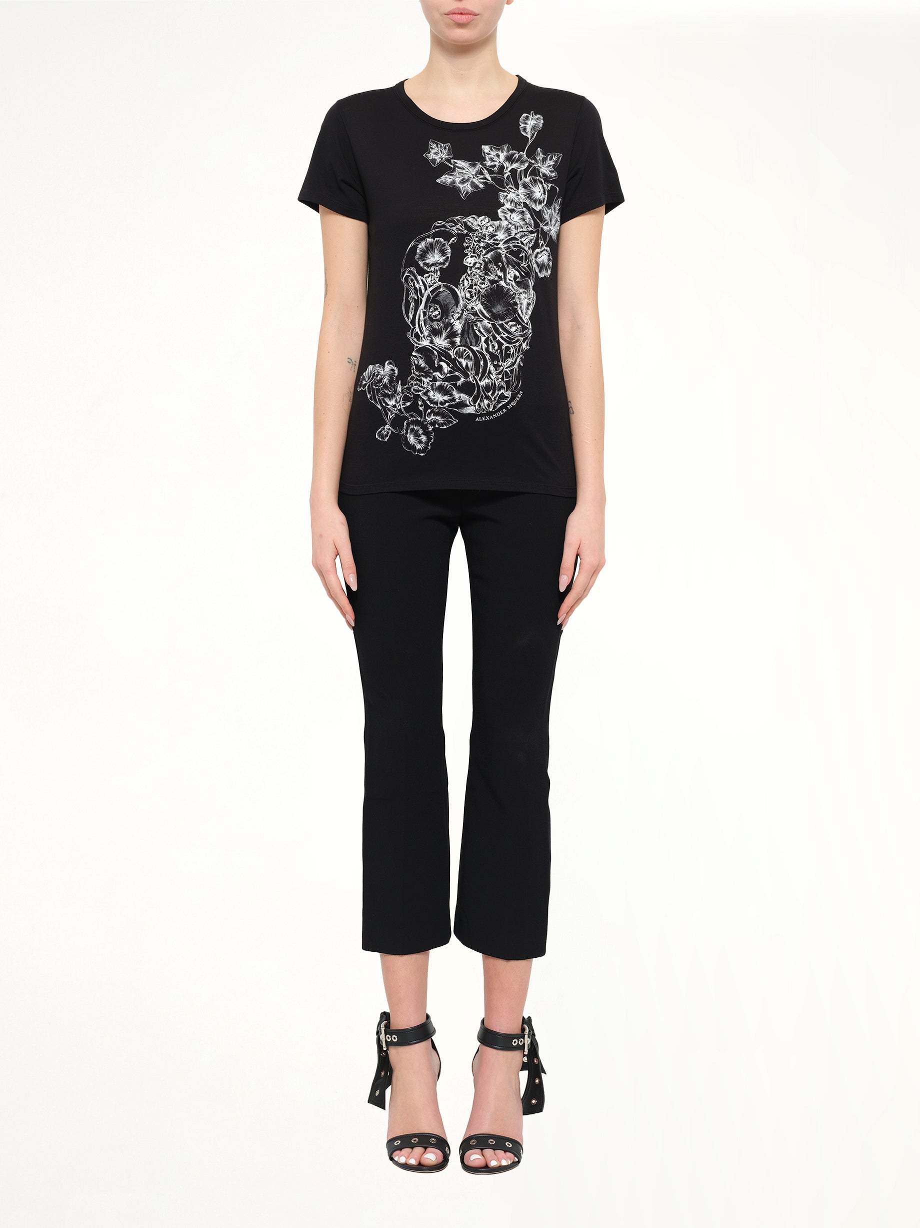 Alexander McQueen Skull T-Shirt in Black