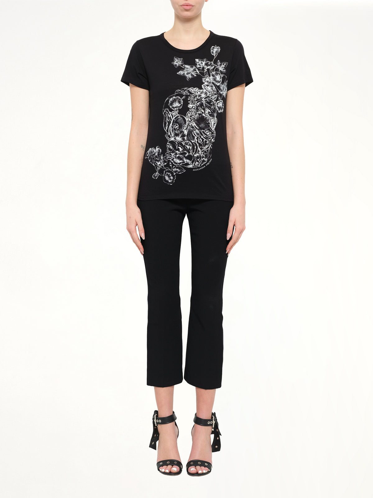 Alexander McQueen Skull T-Shirt in Black