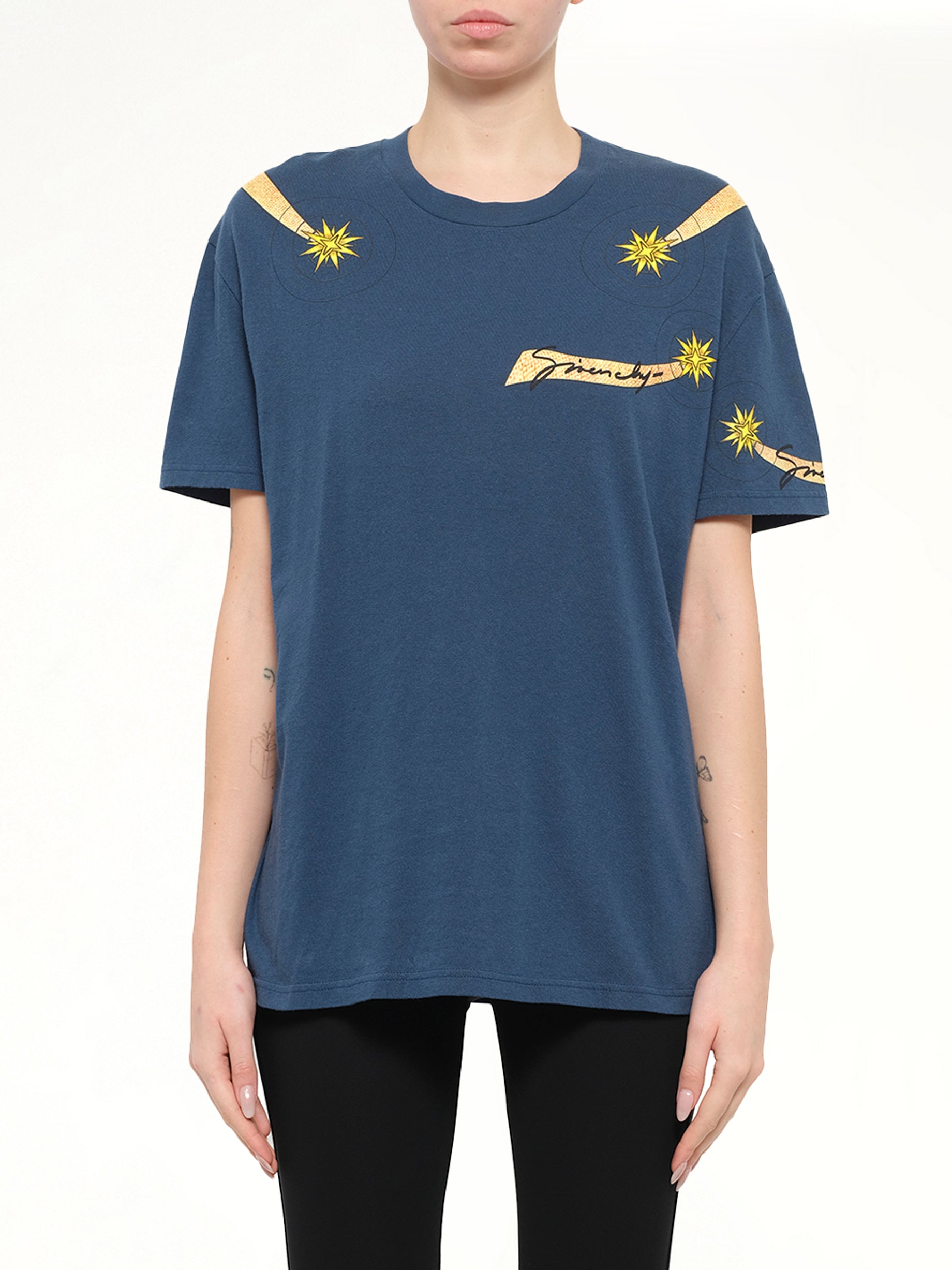 Aries T-Shirt in Oil Blue