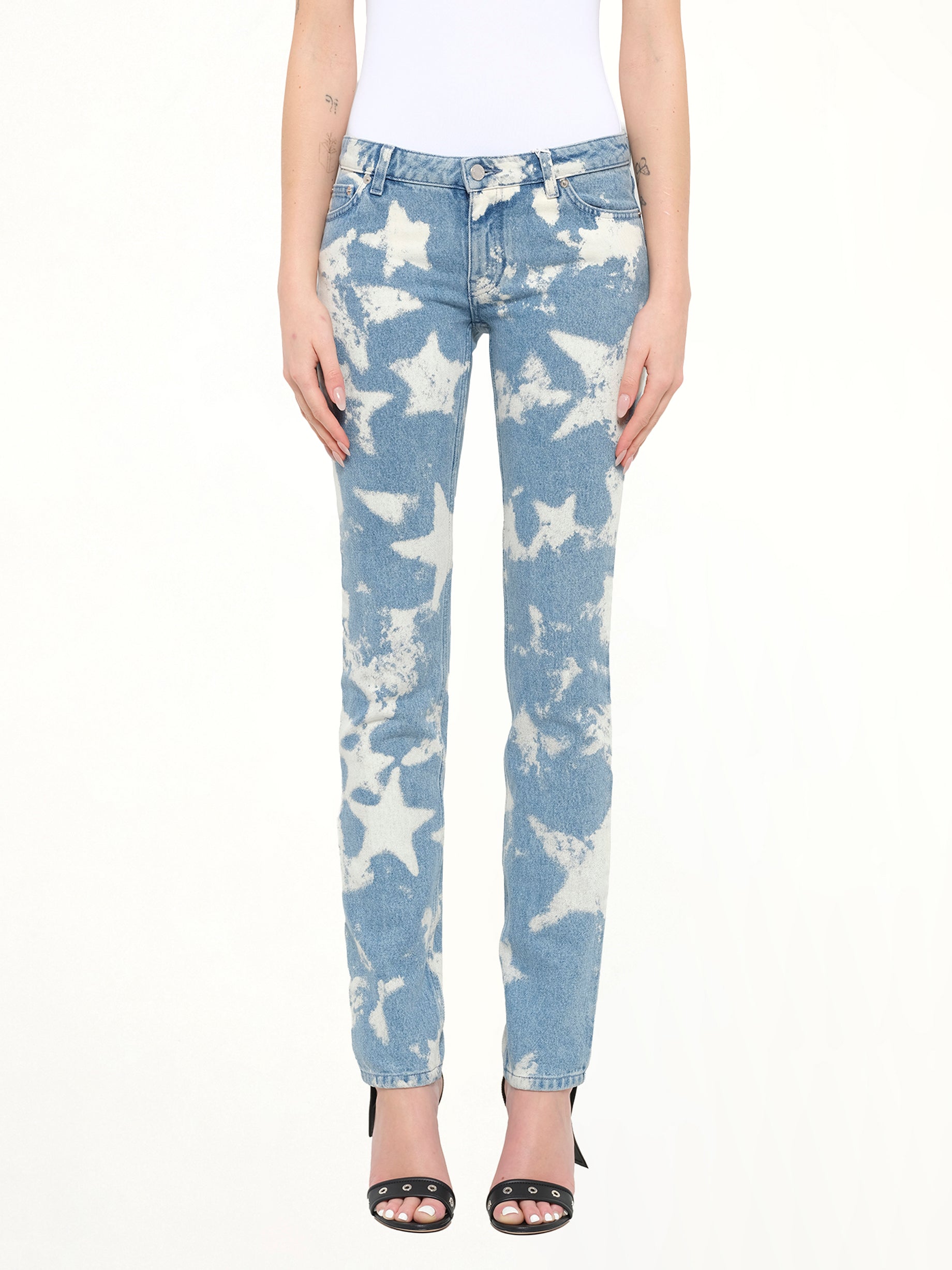 Denim Trousers in Blue