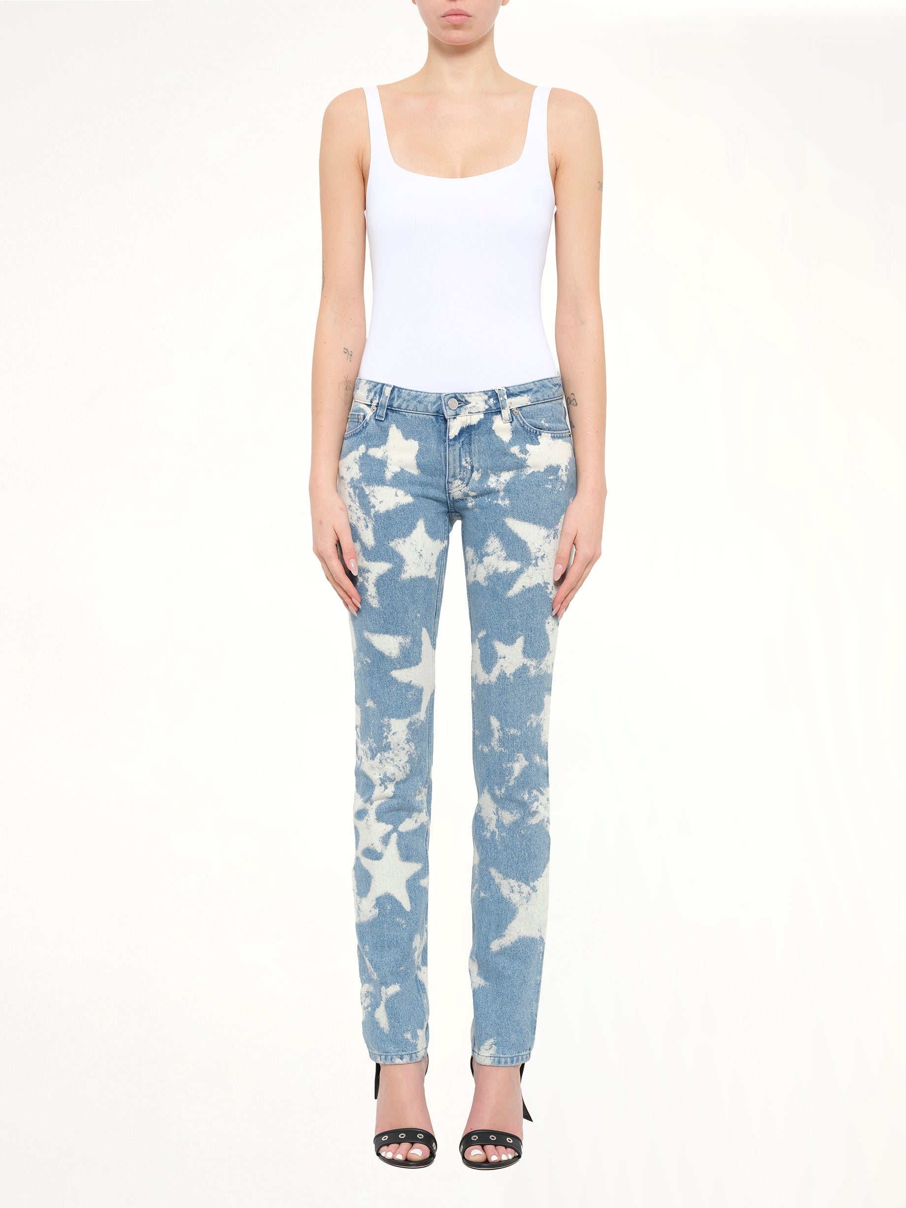 Denim Trousers in Blue