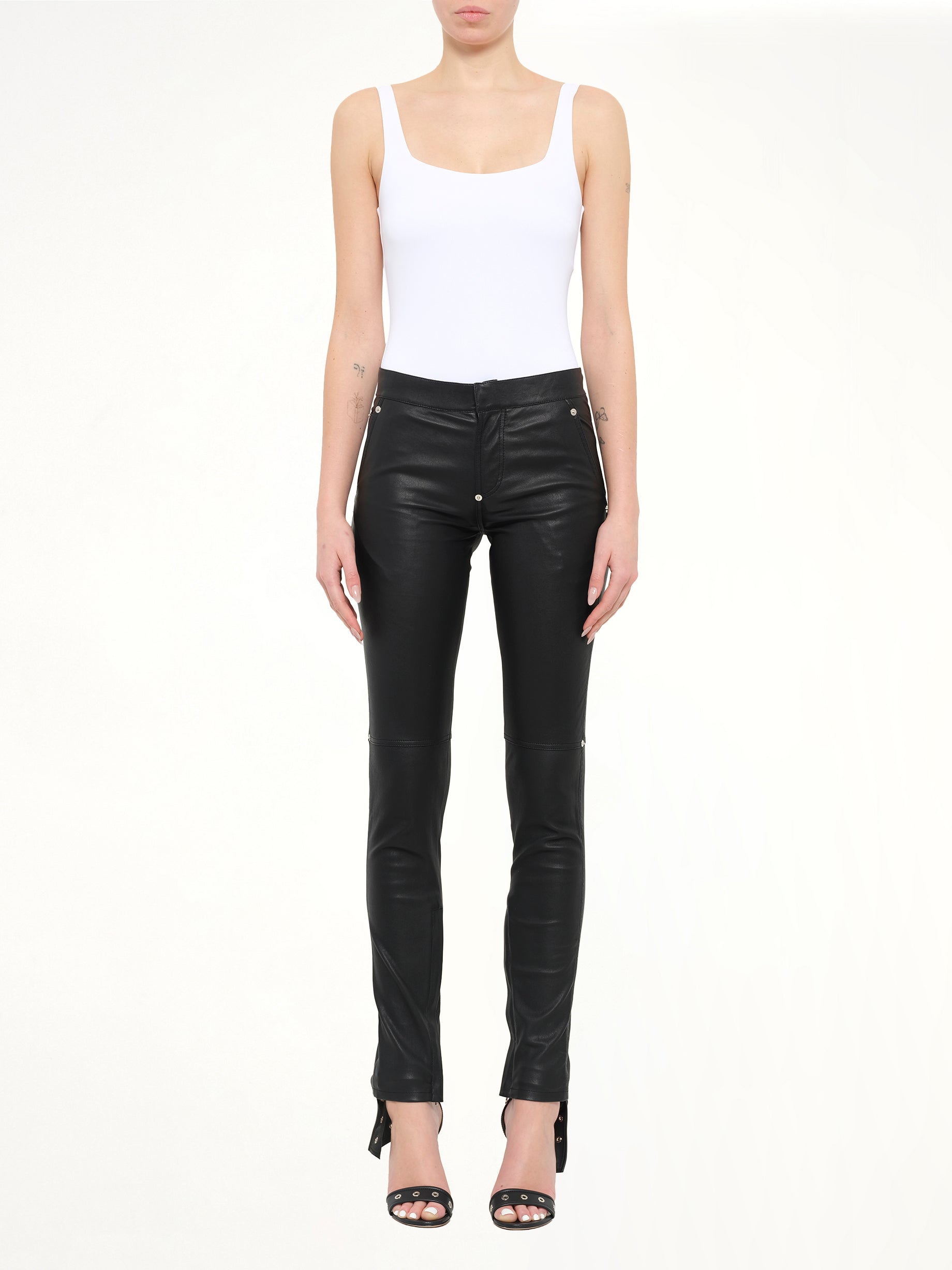 Givenchy Leather Trousers in Black
