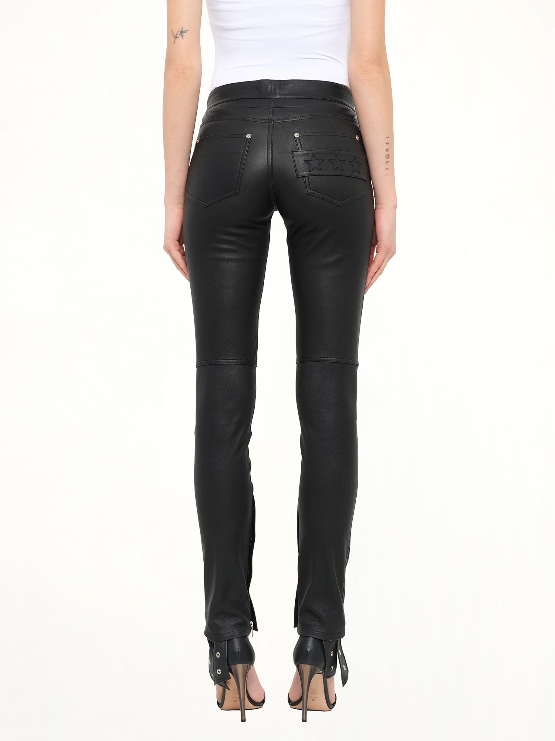 Givenchy Leather Trousers in Black