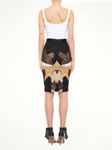 Givenchy Skirt in Black/Yellow