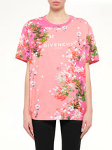 Logo Flower T-Shirt in Pink