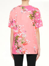 Logo Flower T-Shirt in Pink