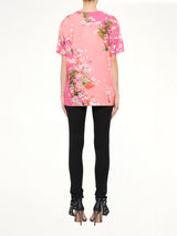 Logo Flower T-Shirt in Pink