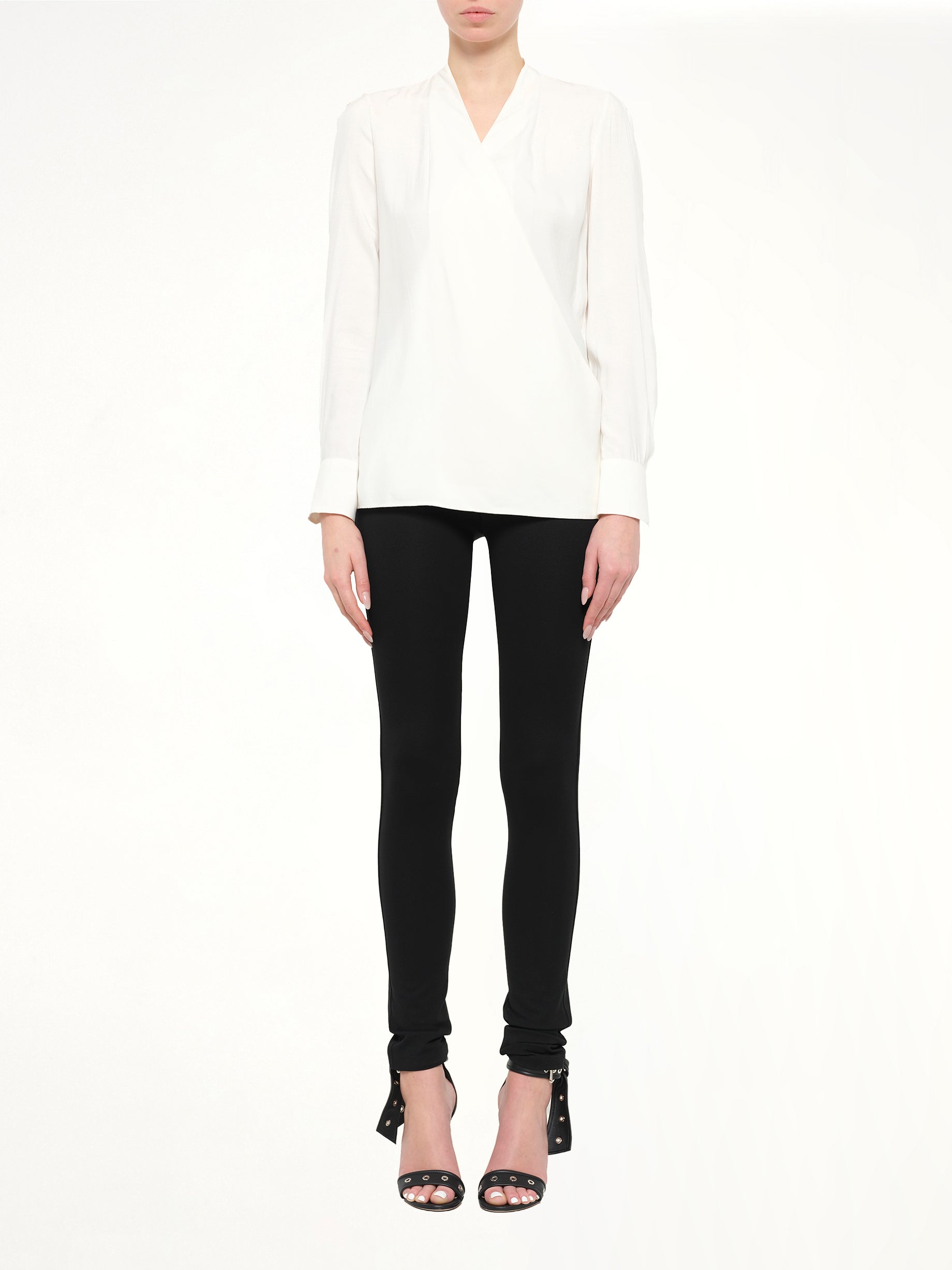 Long Sleeve Blouse in Natural