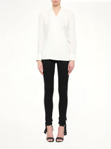 Long Sleeve Blouse in Natural