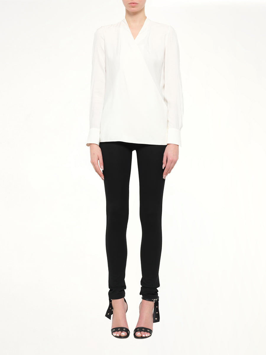 Long Sleeve Blouse in Natural