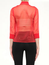 Podium Blouse in Red