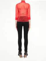 Podium Blouse in Red