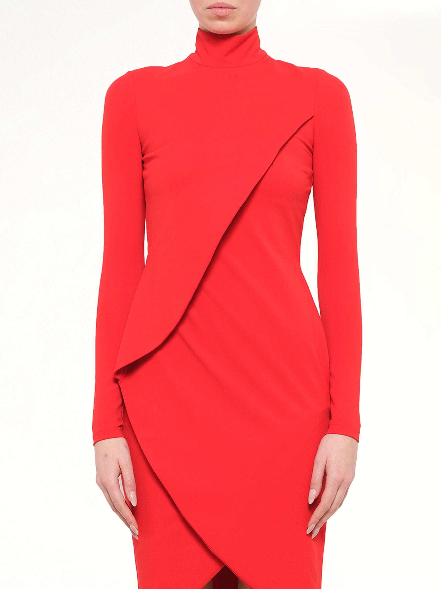 Podium Dress in Red