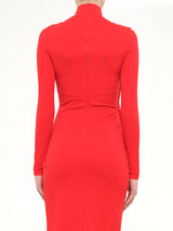 Podium Dress in Red