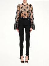 Podium Long Sleeve Tops in Black
