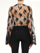 Podium Long Sleeve Tops in Black