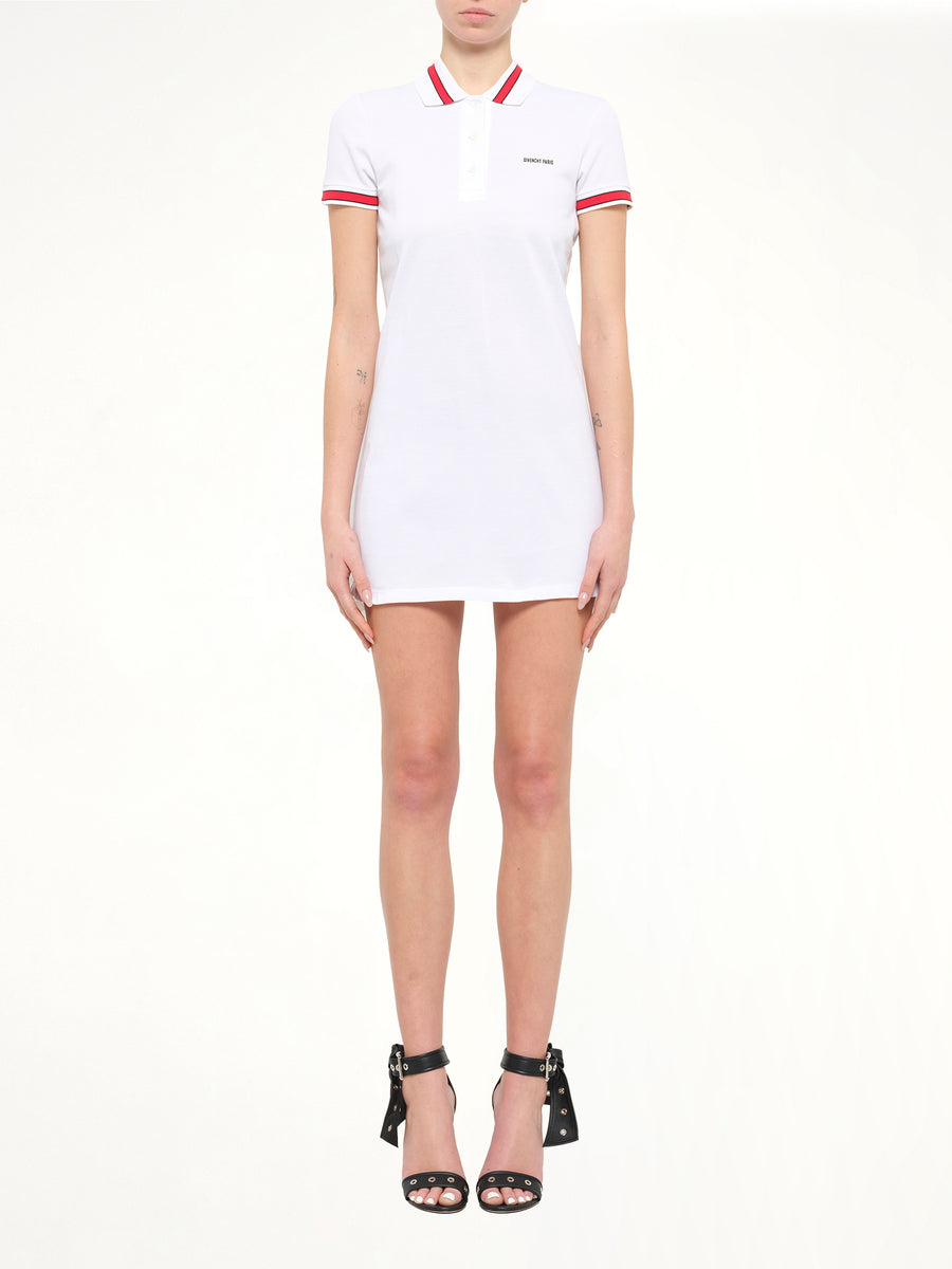 Polo Short Dress in Black