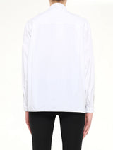 Pussy-Bow Shirt in White