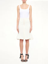 Short Skirt in Ivory