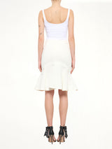 Short Skirt in Ivory