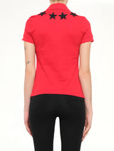 Short Sleeve Polo in Red