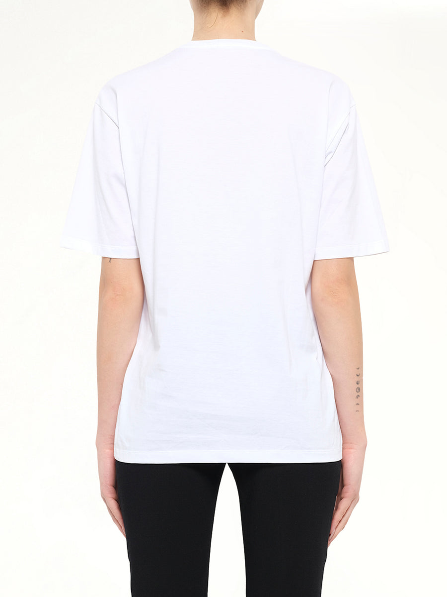 Skull Oversize T-Shirt in White