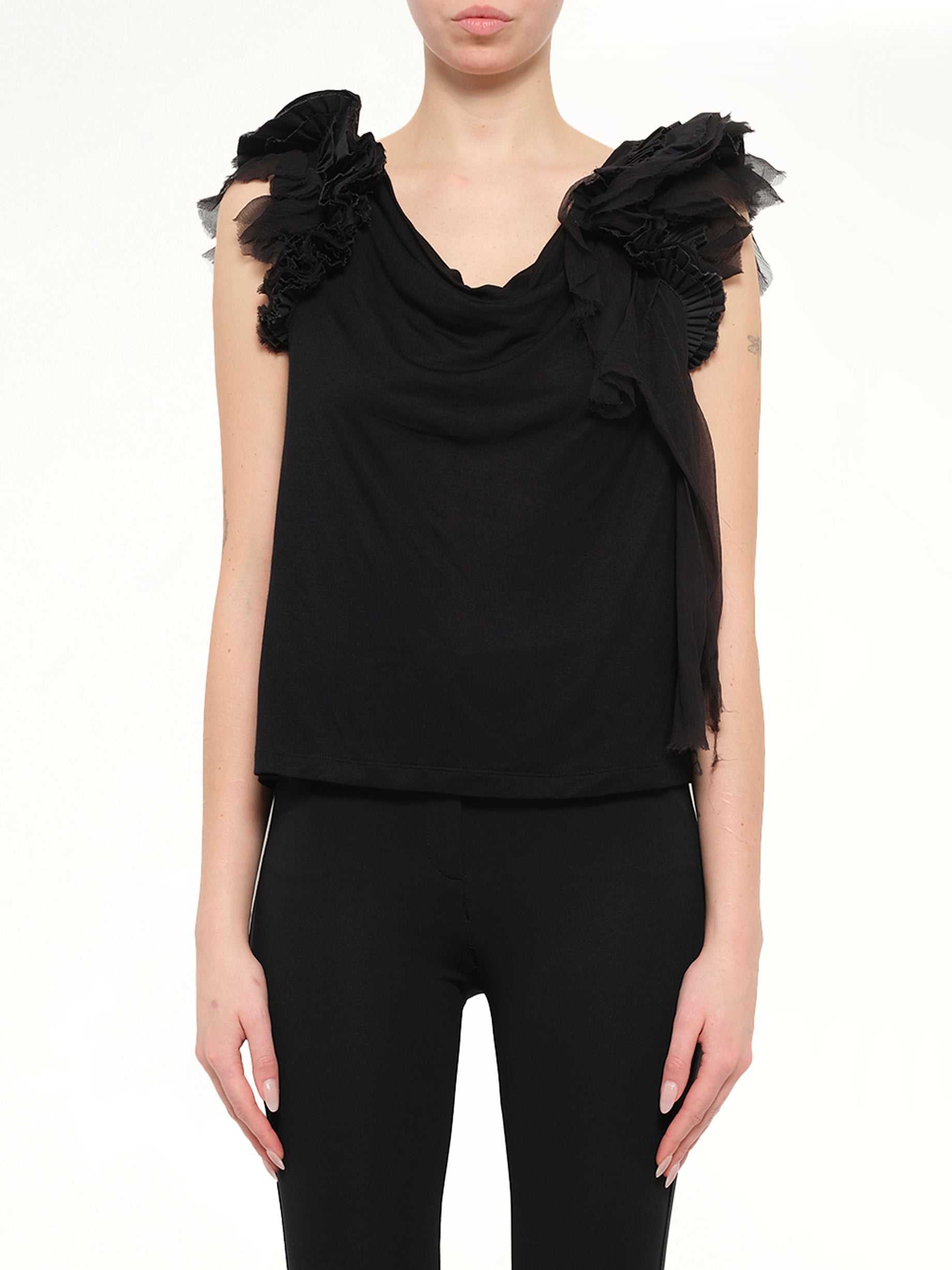Sleeveless Top in Black