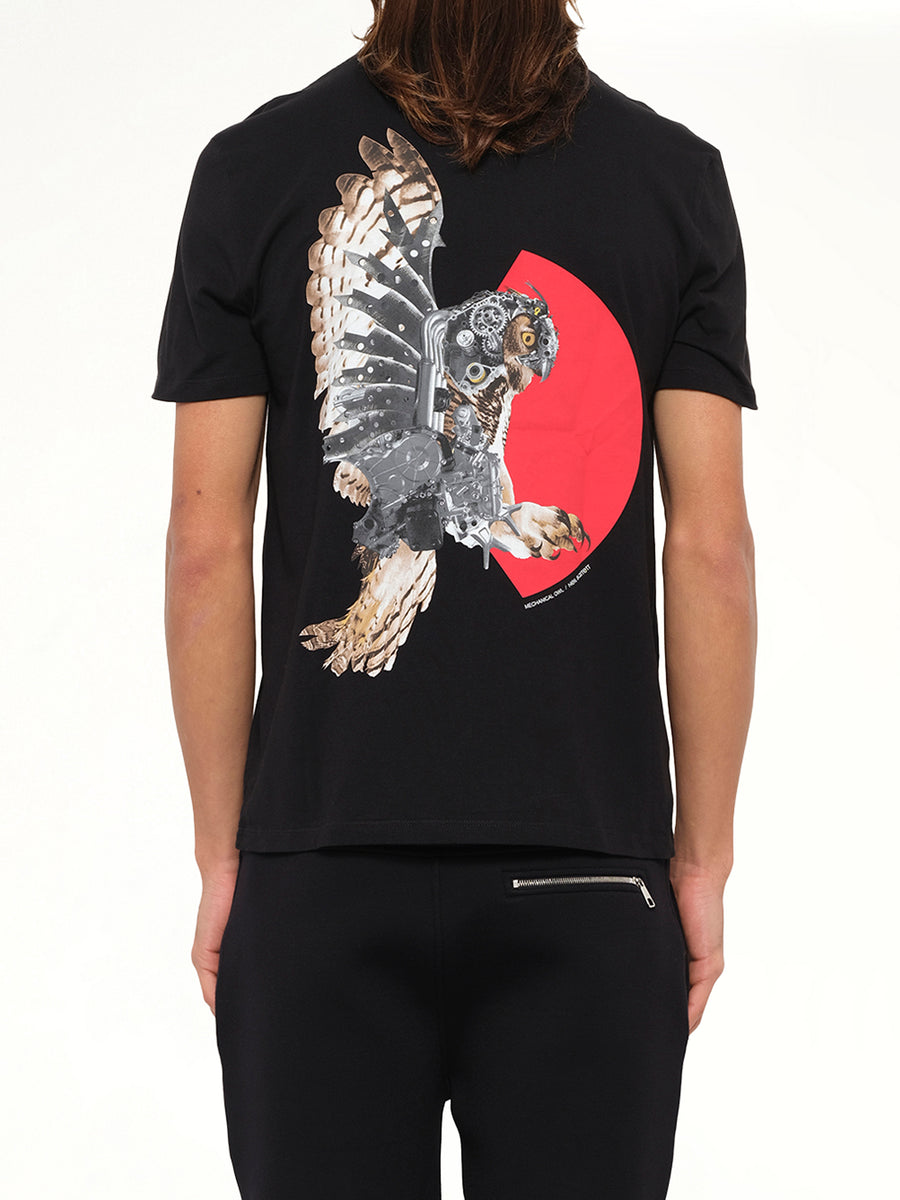 Owl T-Shirt in Black