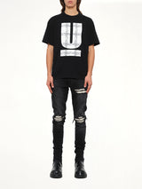 Barbed U T-Shirt in Black