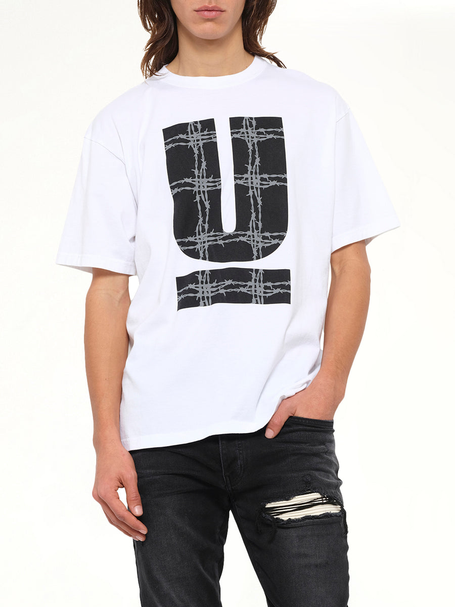 Barbed U T-Shirt in White
