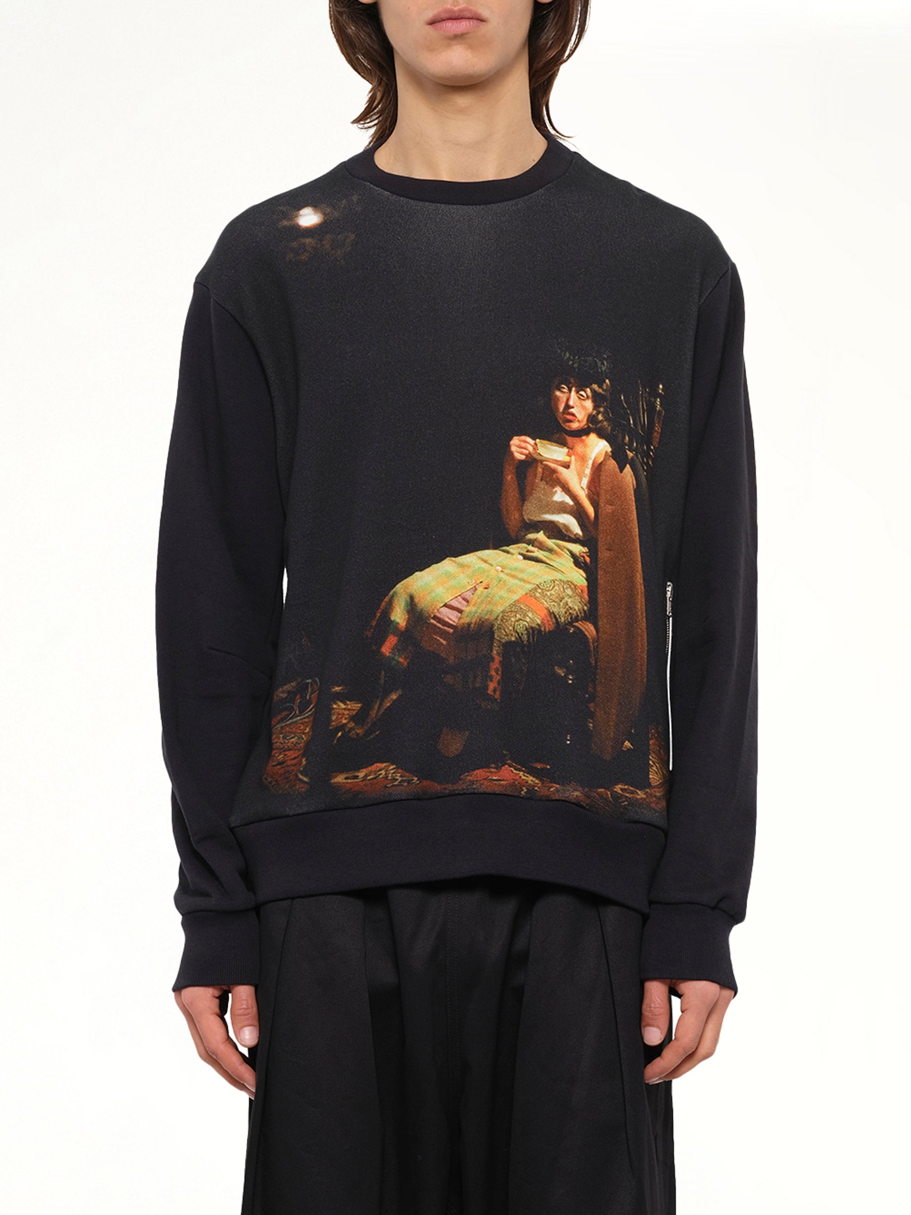 Cindy Sherman Sweatshirt in Charcoal