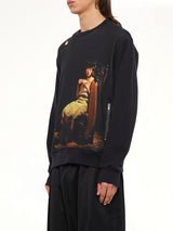 Cindy Sherman Sweatshirt in Charcoal