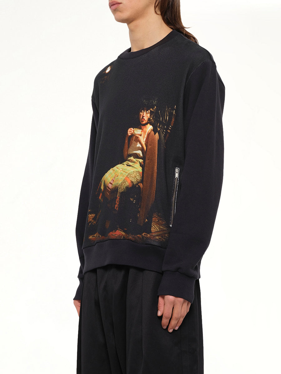 Cindy Sherman Sweatshirt in Charcoal