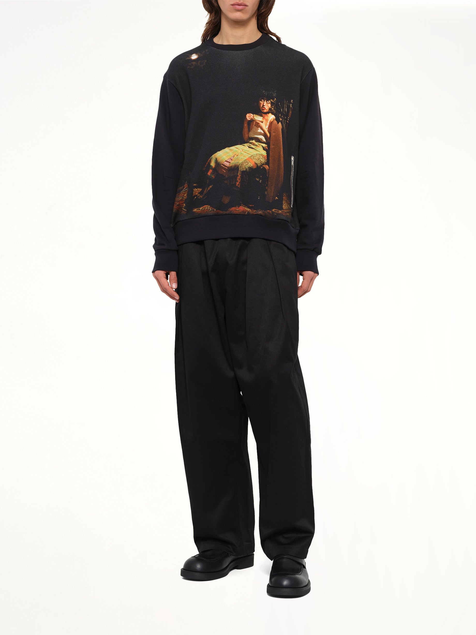 Cindy Sherman Sweatshirt in Charcoal