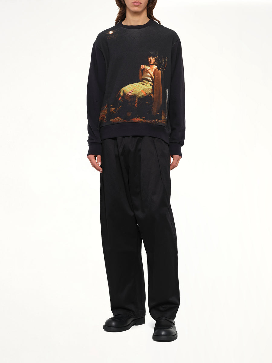 Cindy Sherman Sweatshirt in Charcoal