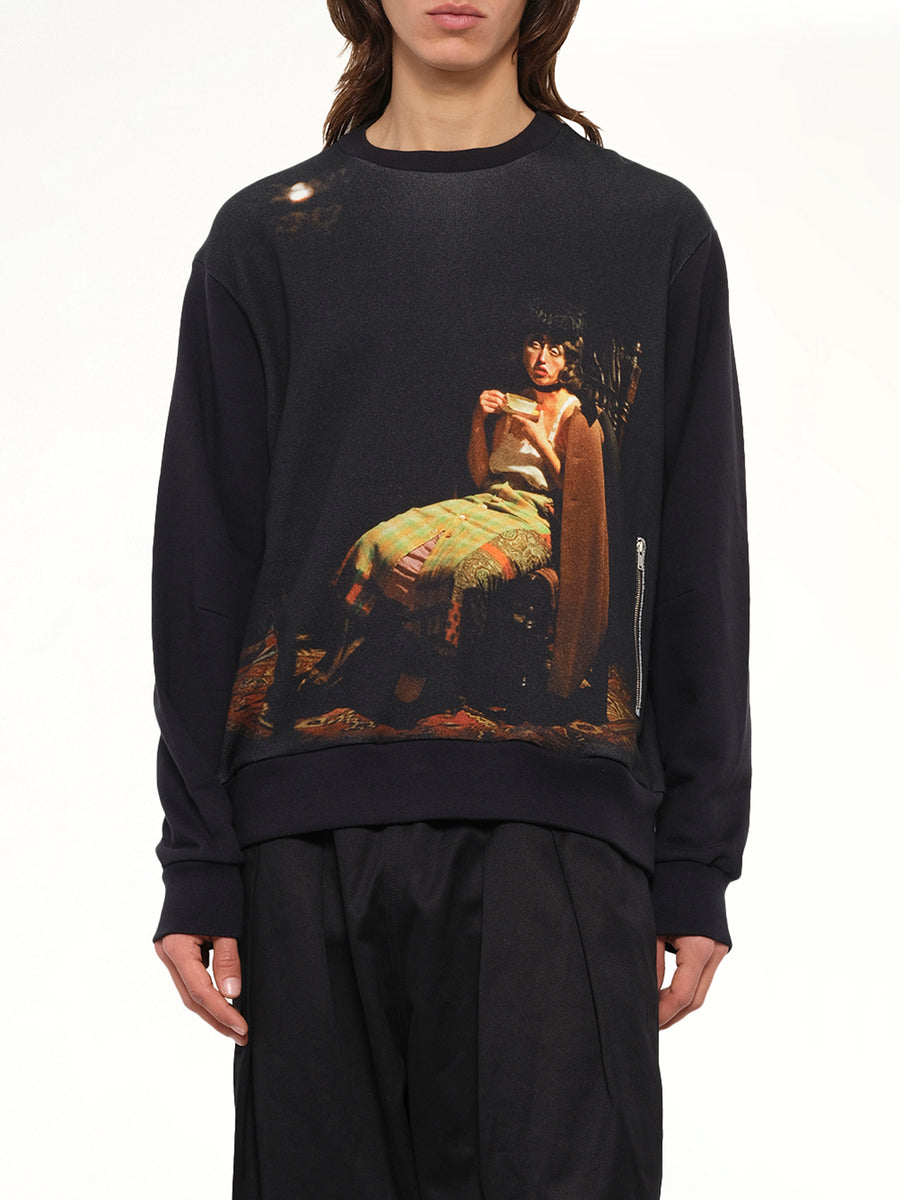 Cindy Sherman Sweatshirt in Charcoal