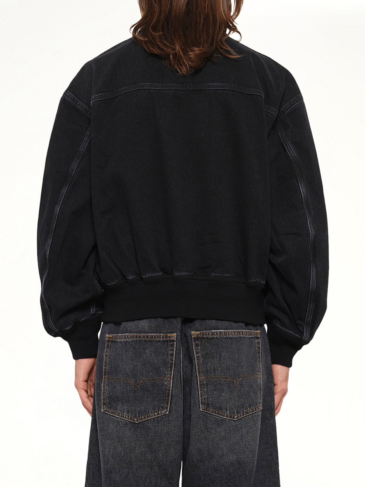D-KURZ Denim Jacket in Black