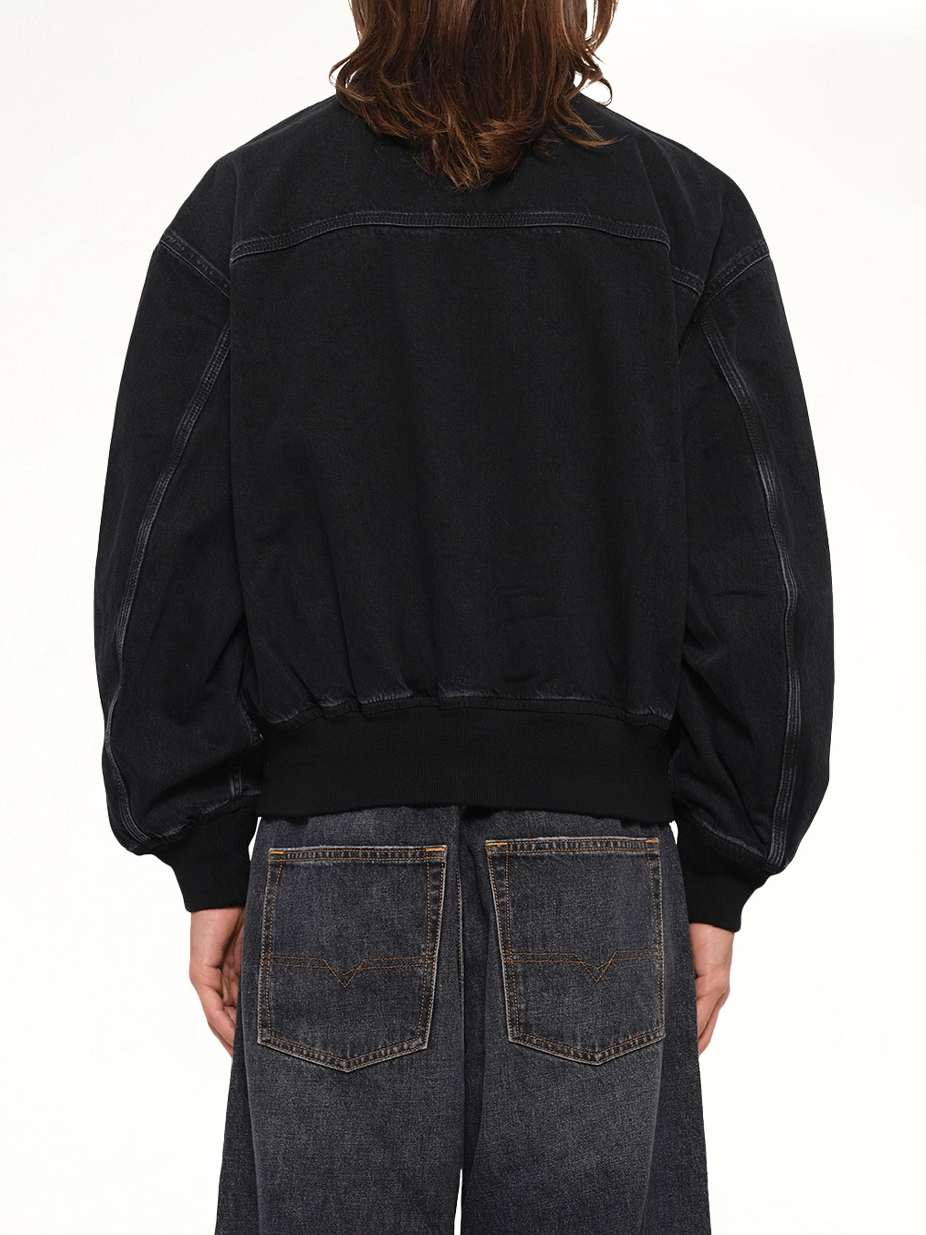 D-KURZ Denim Jacket in Black