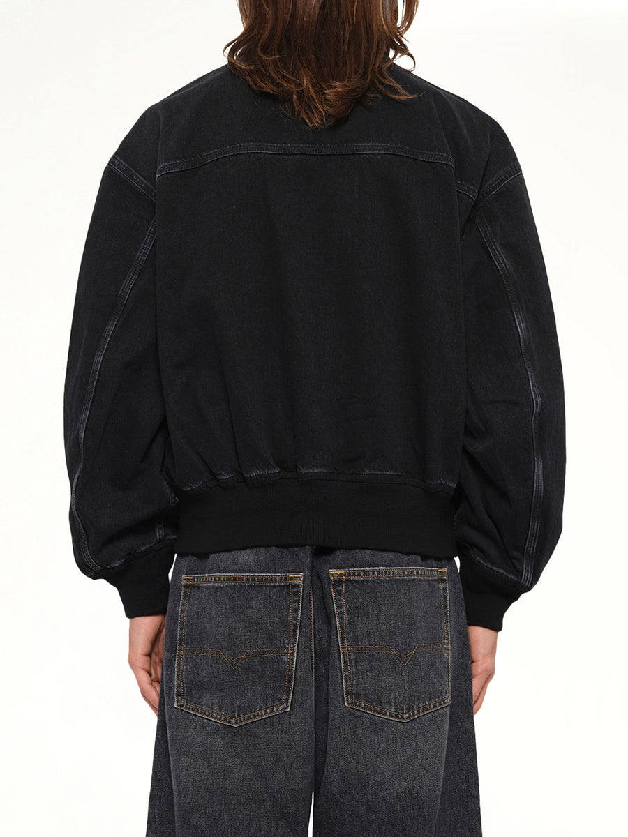 D-KURZ Denim Jacket in Black