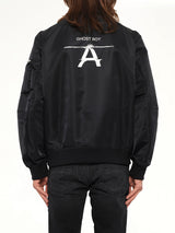Ghost Boy Bomber Jacket in Black