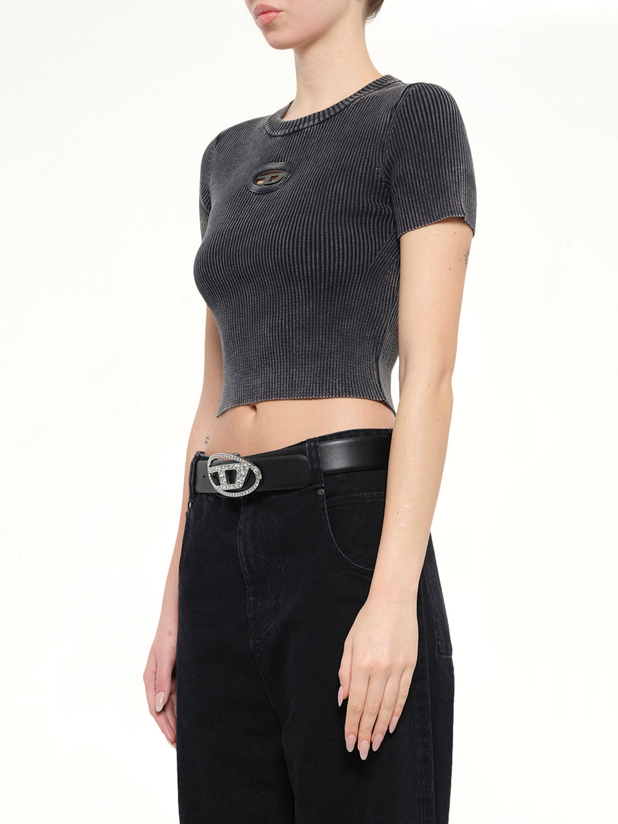 M-ANCHOR-A-SS Knitwear Tops in Black