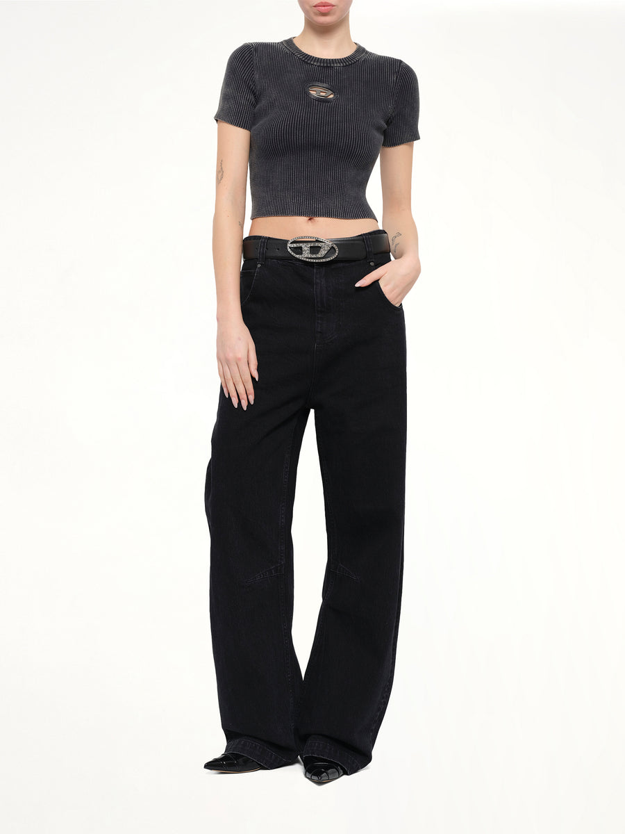 M-ANCHOR-A-SS Knitwear Tops in Black