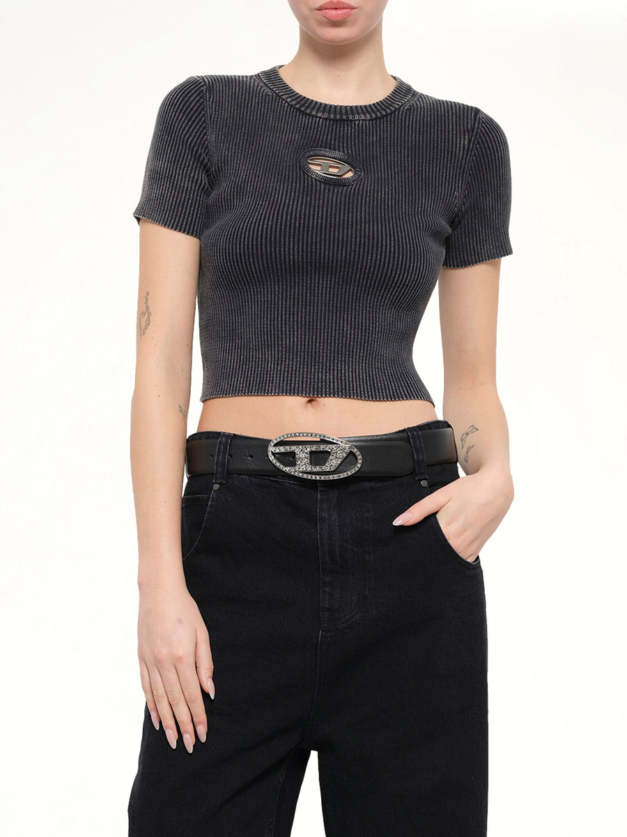 M-ANCHOR-A-SS Knitwear Tops in Black