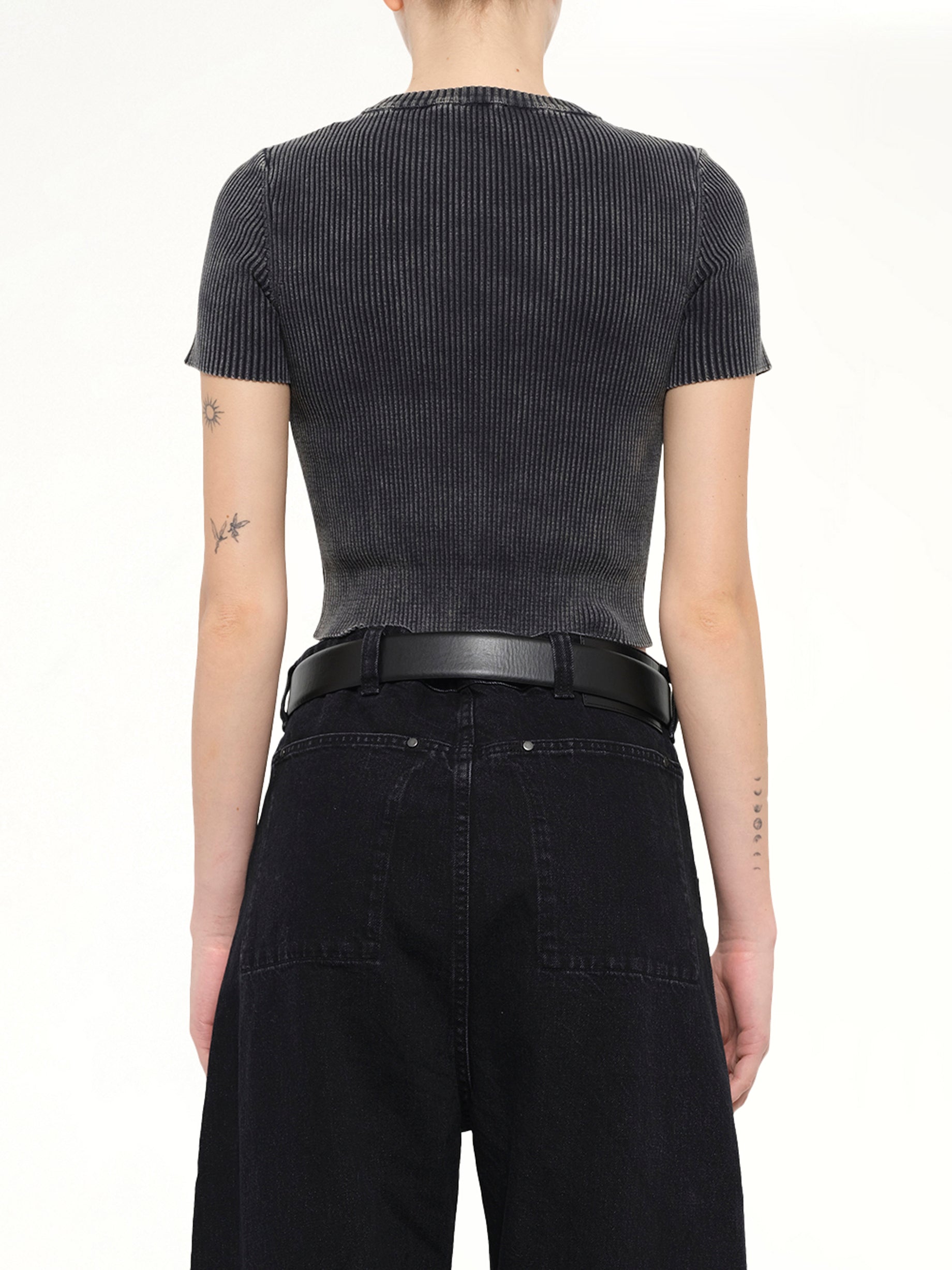 M-ANCHOR-A-SS Knitwear Tops in Black