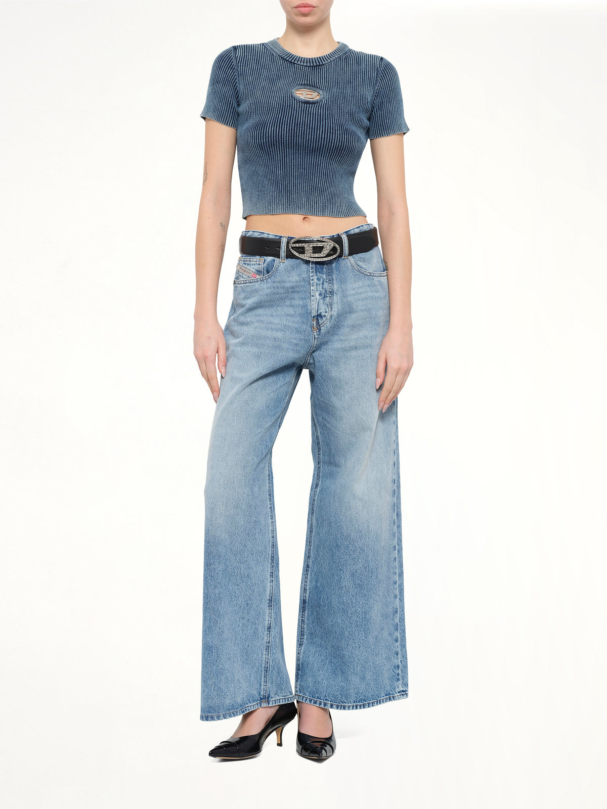 M-ANCHOR-A-SS Knitwear Tops in Blue