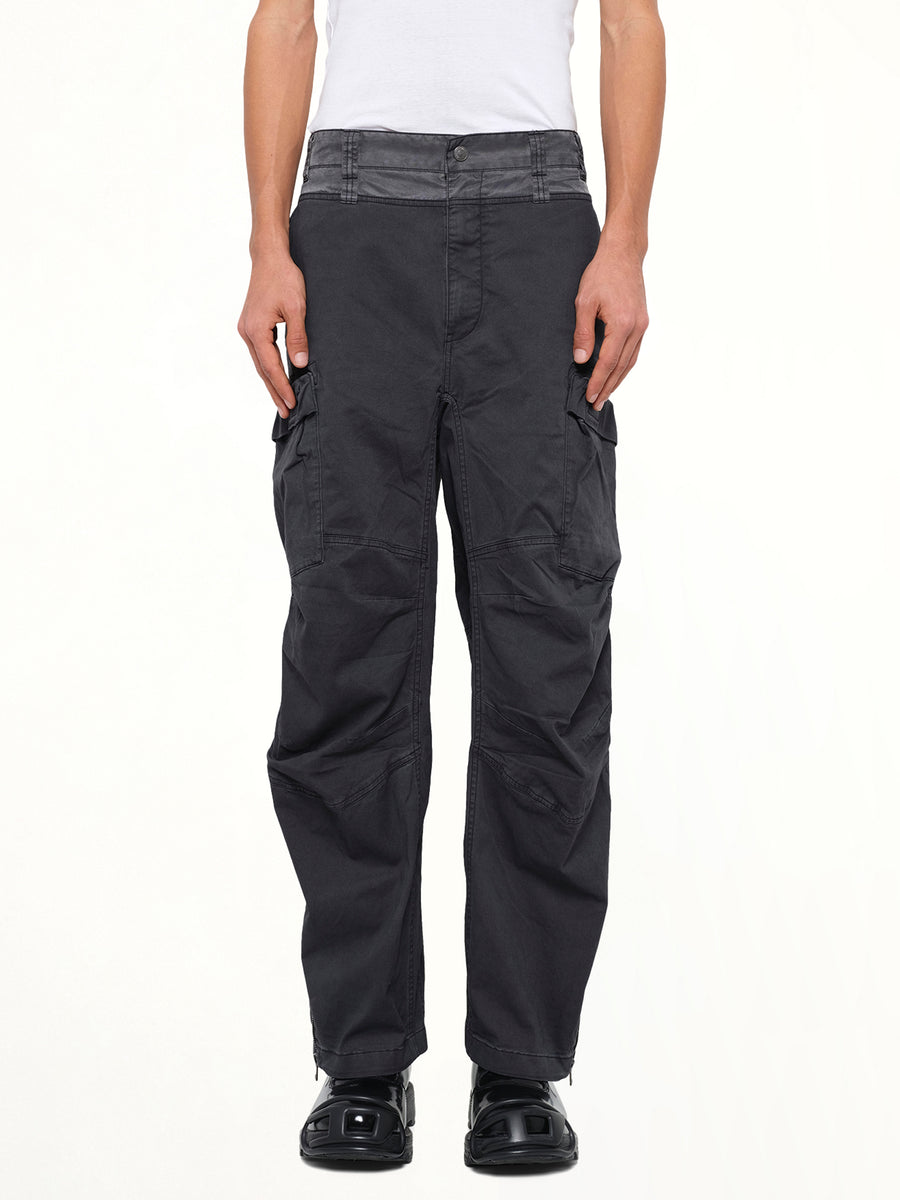 P-DELLS Pants in Washed Black