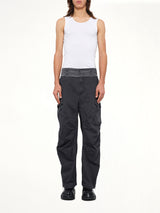 P-DELLS Pants in Washed Black