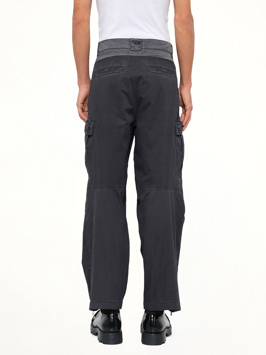 P-DELLS Pants in Washed Black