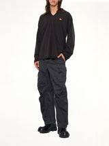 P-DELLS Pants in Washed Black