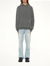 Represent Owners Club Hoodie in Washed Black